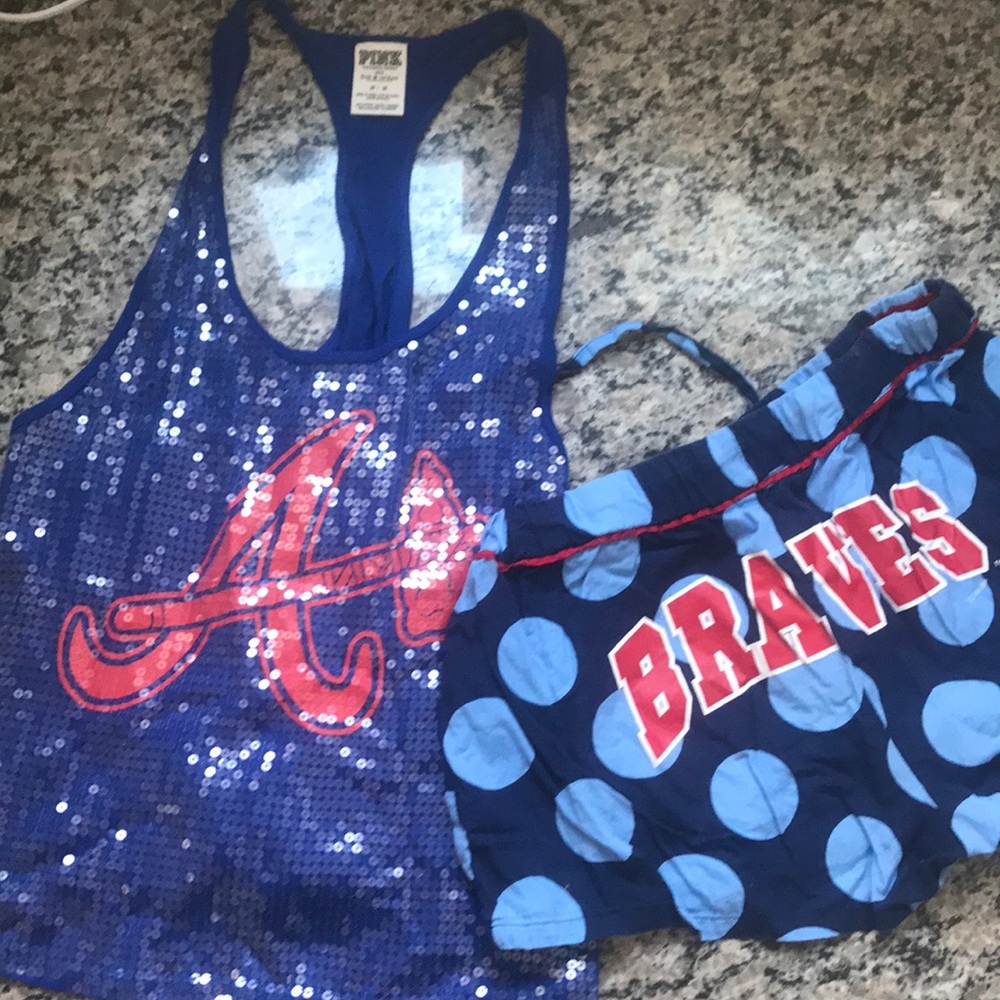 Atlanta Braves Tank and sleep shorts
